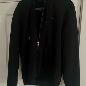 Michael Kors black zip up hoodie.